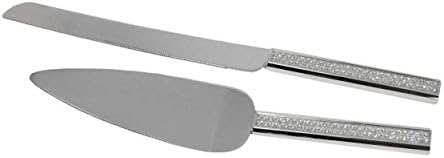 Beautiful Stainless Steel Cake Serving Set with Server and Knife That Comes in a Gift Box