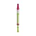 FUZEAU - 2552 Flûte à Coulisse Transparente - ø 2,2 cm - 26 cm (Coulisse Rentrée) - Instrument à Vent pour Enfants - Idéal Apprentissage Musical - Rose et Verte - Dès 3 ans