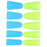 Gogogmee Funda para Dedos 10 Unidades de Silicona Antideslizante Antiescaldaduras Fácil de Usar para Y Mujeres