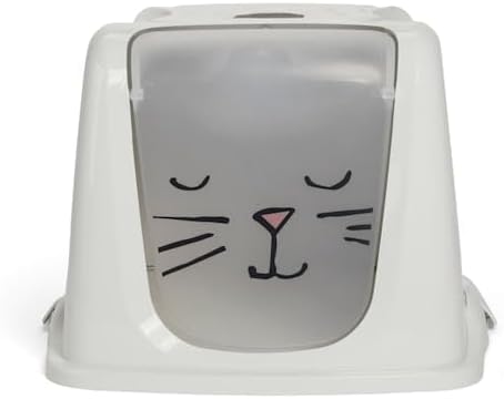 So Phresh Look at Meow Cat Litter Box Privacy Hood, Large