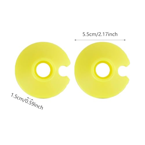 ATORSE™ 2 Pieces Hiking Poles Basket Replacement Parts for Ski Poles Outdoor Camping Yellow|Sporting Goods | Winter Sports | Sleds & Snow Tubes