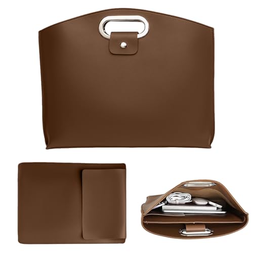Genérico Bolso De Trabajo Para Mujeres | Cartera De,Set Bolso Tote Impermeable Para Portátil De Piel PU | Para Hombres Lugar De Trabajo Viaje Escuela Universidad Profesor Enfermera Viajero