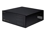 SilverStone CW01B-R Aluminum ATX Media Center/HTPC Case - Retail (Black)