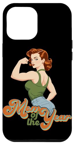 Custodia per iPhone 15 Plus Madre dell'anno, design unico per la festa della mamma