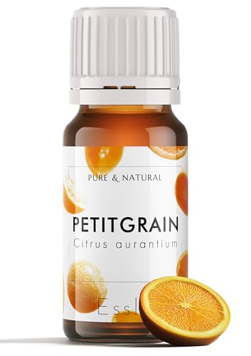 Image of Esslux Petitgrain Essential Oil - 100% Pure & Natural | Hydrate and Nourish Your Skin with Organic Plant-Based Oil | Perfect for Diffuser, Aromatherapy & Enhanced Focus, 15 ML