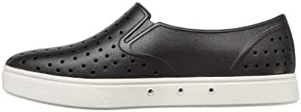 Skechers Women's Foamies Vista-Pier Avenue Sneaker, Black/White, 5 | Image 4