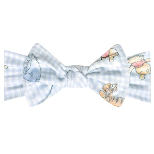 Image of Copper Pearl Baby Stretchy Soft Knit Headband Bow Winnie The Pooh & Friends