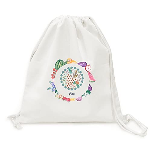 Sac en tissu pliable greenorange au style flower plant pour vos légumes