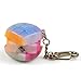 CuberSpeed Mini 3x3 Keychain Cube Jelly 3cm Keyring Cube Mofangge Magic Cube Jelly Keychain 3.0 Speed Cube