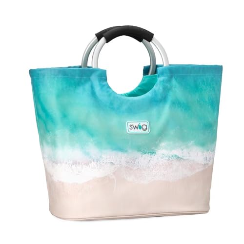Image of Swig Life Loopi Tote Bag, Large, Lightweight, Waterproof Beach and Utility Bag