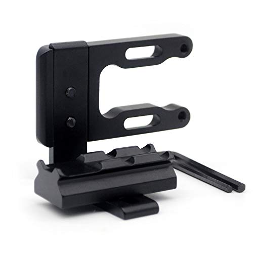 TRIROCK Archery Bow Sight Bracket Dot Sight Scope Mount Set with 20mm Rail fits Hunting Compound and Recurve Bows