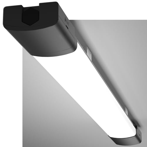 Modlicht LED Feuchtraumleuchte 60CM mit 18W 5000k Kaltlweiß 1980Lumen, Ultraslim Deckenleuchte Feuchtraum Flach Wasserfest IP65 Wannenleuchte...