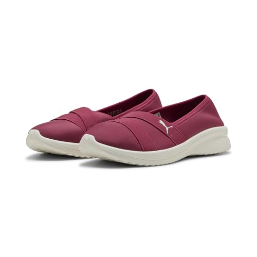 PUMA Puma Women's Adelina 2 Sneaker, Port-Warm White, 8