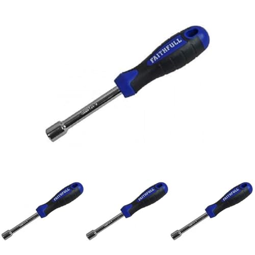 Image of Faithfull FAINS10125 Soft-Grip Nut Spinner 10mm - 125mm (Pack of 4)