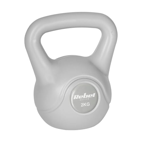 Rebel Electro Kettlebell Bituminoso 2 kg RBA 2322G 02 Gris — oferta en Amazon