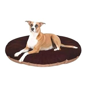 SKYMINT Reversible Dual Ultra Soft Velvet Brown Cream Color Luxury Sofa Bed Pet Bed | Dog Bed | Cat Bed | Puppies Puppy Bed | Rabbit Bedy, Large