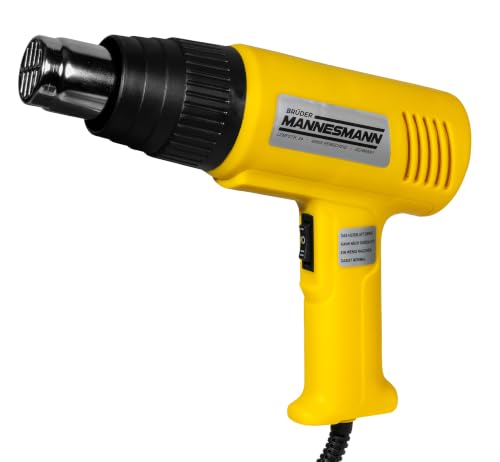 Brüder Mannesmann Heißluftpistole 2000 W, 2 Stufen, 4 Düsen | M49500