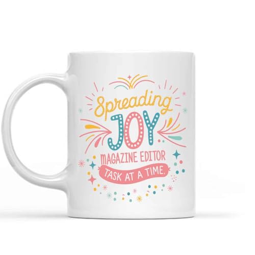Funny Gift Magazine Editor Mug 11oz White Ceramic