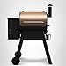 Traeger Grills Pro 22 Wood Pellet Grill & Smoker, Electric Pellet Smoker Grill Combo, 6-in-1 BBQ Versatility, 572 sq. in. Grilling Capacity, Meat Probe, 450 Degree Max Temperature, 18LB Hopper, Bronze