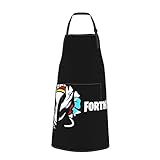 [RFSHOPD] フォートナイト エプロン レディース エプロン メンズ 防水 シワになりにくい 男女共用 無地 おしゃれ シンプル 無地 撥水ノンアイロン 家庭用 汚れにくい シワ防止 70cm×84cm