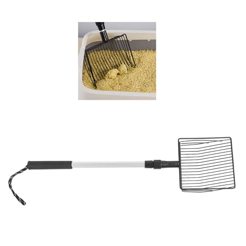 CCYLEZ Litter Scoop for Cat Litter Cleaner Corner Shovel with Long Extendable Handle, Chicken Coop Poop Scooper - Image 3