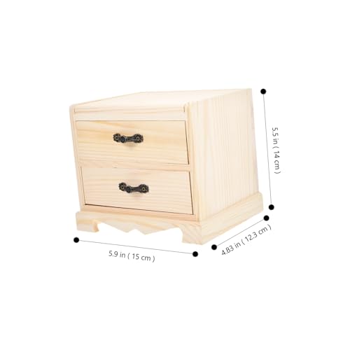 Boîte à bijoux bois de qualité supérieure, contenant de rangement commode - 7