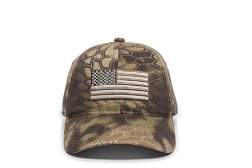Kryptek Highlander Tactical Camo USA Flag Patch Front American Military Cap Hat 200 Kryptek Highlander One Size Fits Most