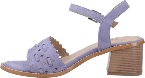 Hush Puppies Women's Lacie Heeled Sandal, Blue, 4 UK