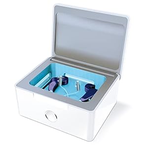 PerfectDry LUX | World’s Fastest Hearing Aid Dryer, Dehumidifier Accessory | UV-C Ultraviolet Light Box Kit | Removes Sweat & Moisture from Hearing Aids, Airpods, Wireless Earbuds, Ear Amplifiers