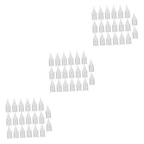 WEKADRIN 3sets 20pcs Calligraphy Nibs for Fountain Pens Replacement Tips for Students Nibs for Smooth Writing and Artistic Expression 20pcs*3