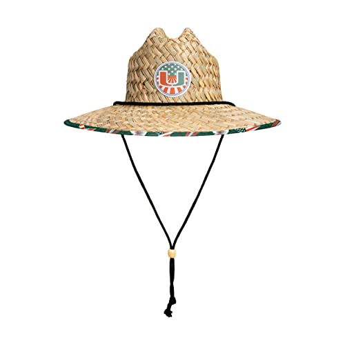 Image of FOCO Miami Hurricanes NCAA Americana Straw Hat