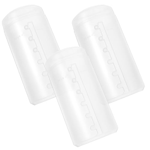 FOMIYES Organizador de Pinceles de Maquillaje Transparente, 3 Piezas Ajustables Tapa Antipolvo, Resistente al Agua, para Uso en Viajes y Escritorio