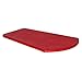Recycled Plastic Arm Table, Red, 24-1/2"L x 16-1/4"W x 1-7/8"H