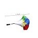 Milisten Running Resistance Parachute Strength for Sports Rainbow Parachute Gym Class