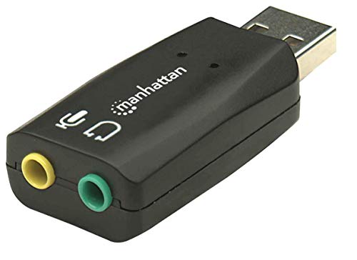 IC Intracom Manhattan Adaptador De Sonido USB Manhattan> 2X 3.5 Mm (Micrófono, Altavoz)