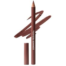Summer Fridays SoftLine Lip Liner Pencil - Creamy, Long-Lasting Matte Lip Pencil for Sculpted Definition - Skin Care Infused Makeup with Hyaluronic Filling Spheres + Jojoba Oil - Cinnamon 1.02 g