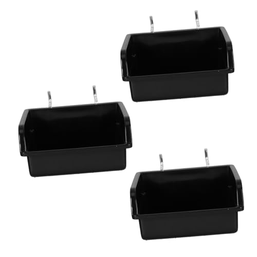 LOORGVEL 3 pièces Bacs de Rangement pour Panneau Perforé Boîtes Épaisses avec Carrés Organisateur Polyvalent pour Accessoires Maison Bureau et Atelier