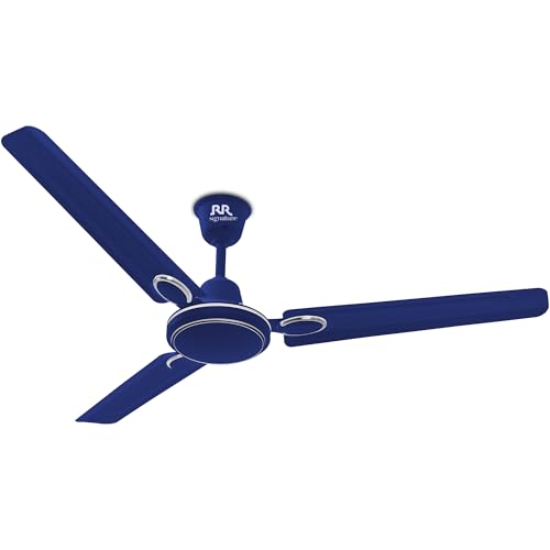 Image of RR Signature MORPHEUS DECO 1S 1200 MM Ceiling Fan For Home|High Speed & High Air Flow | High Energy Efficient | 2 Year Warranty [Oxford Blue]
