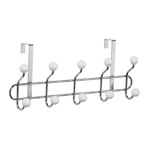 Premier Housewares Chrome Over Door Hanger Cover