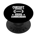 Fantasy Football Squad Commander Draft PopSockets Standard PopGrip