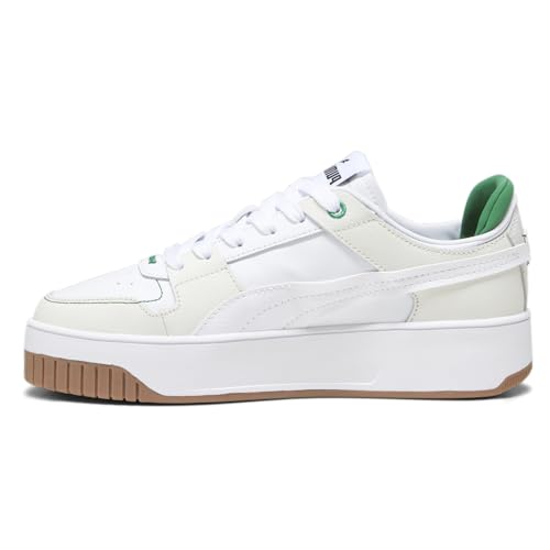 PUMA Womens Carina Street VTG Lace Up Sneakers Shoes Casual - White3