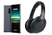 Produktbild Sony Xperia 1 Smartphone Bundle (16,5 cm (6,5 Zoll) OLED Display, Dual-SIM, 128 GB Speicher, 6 GB RAM, Android 9.0) , Grau + Sony WH-1000XM3 Bluetooth Noise Cancelling Kopfhörer, Schwarz