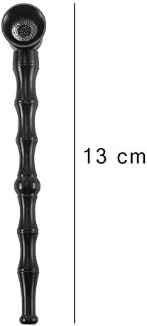 Pur fajka | + 5 sitek ze stali nierdzewnej | wysokiej jakości metalowa fajka 13 cm | odkręcana głowica | łatwe czyszczenie | fajka do wędzenia | używanie wyrobów tytoniowych