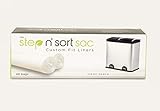 2 PACK - Step N Sort Sac, 30L Custom Fit Liners SAC002, 120 LINERS TOTAL