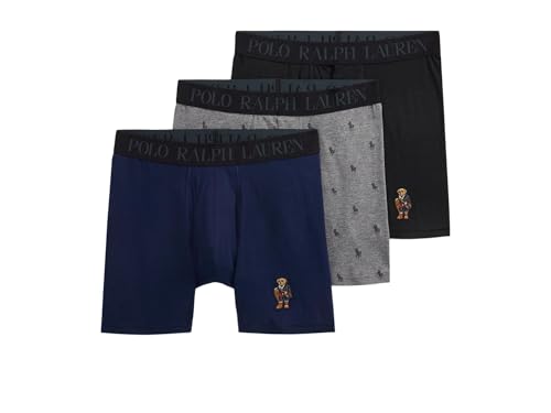 POLO RALPH LAUREN Men's Bear Boxer Brief 3-Pack
