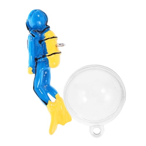 SEWOART フローティングダイバー ユニークな装飾 水族館の装飾 室内装飾品 人工像 ユニークな彫像 オーナメント装飾 装身具の装飾 水中世界の装飾 動物の彫像 ミニデコレーション 樹脂