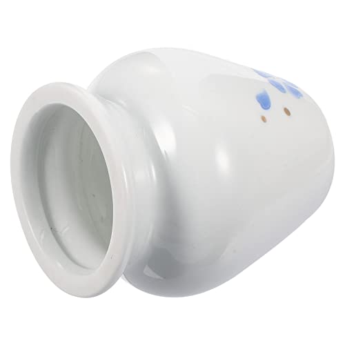 OKUMEYR Japanese Ceramic Matcha Whisk Holder Portable Decorative Whisk Container for Matcha Powder Compact and Easy to Clean Tea Accessory present for Matcha Lovers