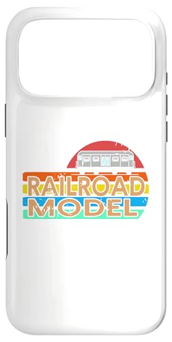 レトロな都会の鉄道模型ファン向け スマホケース iPhone 17 Pro Max 用