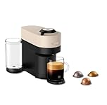 Nespresso Vertuo Pop+ Single Serve Coffee and Espresso Machine by De Longhi, Sand Beige