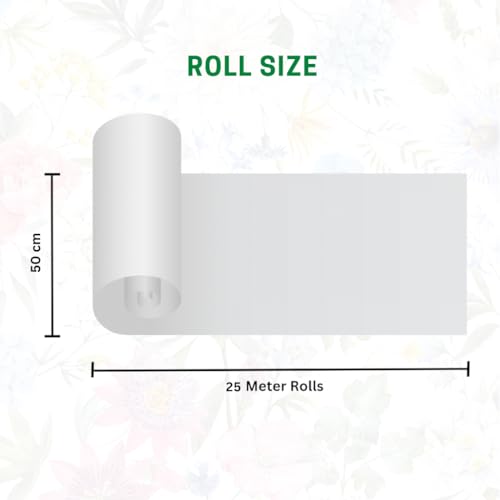 Image of Oasis Eco Friendly Kraft Paper Rolls For Multipurpose Gift Packaging & Flower Bouquet Wrapping, 50cmx25mtr (1 No) (Brown Red)